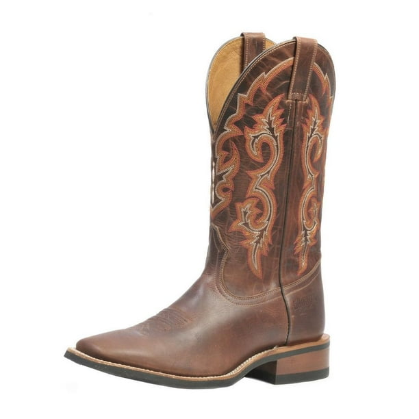 Rugged Country Western Boots Mens Rubber Square Bull Fight Tan 0828 ...