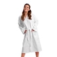 thumbnail image 5 of Women’s Long Waffle Robe - Lightweight 100% Cotton, 5 of 6