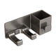 thumbnail image 1 of Soporte para secador de pelo de pared, organizador de aluminio para ahorrar espacio en el baño. gris, 1 of 7