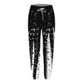 thumbnail image 2 of Gibobby pantalones holgados mujer Pantalones de moda para mujer, mallas con estampado navideño, pantalones deportivos de tamaño para mujer (Gris, S), 2 of 4