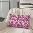 thumbnail image 5 of Zufioo Orchids Flowers Print Double-sided Plush Pillow Cover,Decorative Pillow Protector without Pillow Core, Suitable for Sofa, Bedroom, Car-20"x30", 5 of 6