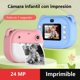 thumbnail image 4 of Cámara Instantánea para Niños con Impresión Térmica, Doble Lente, Video 1080P HD, Incluye 2 Rollos, Regalo Ideal (Rosa), 4 of 12