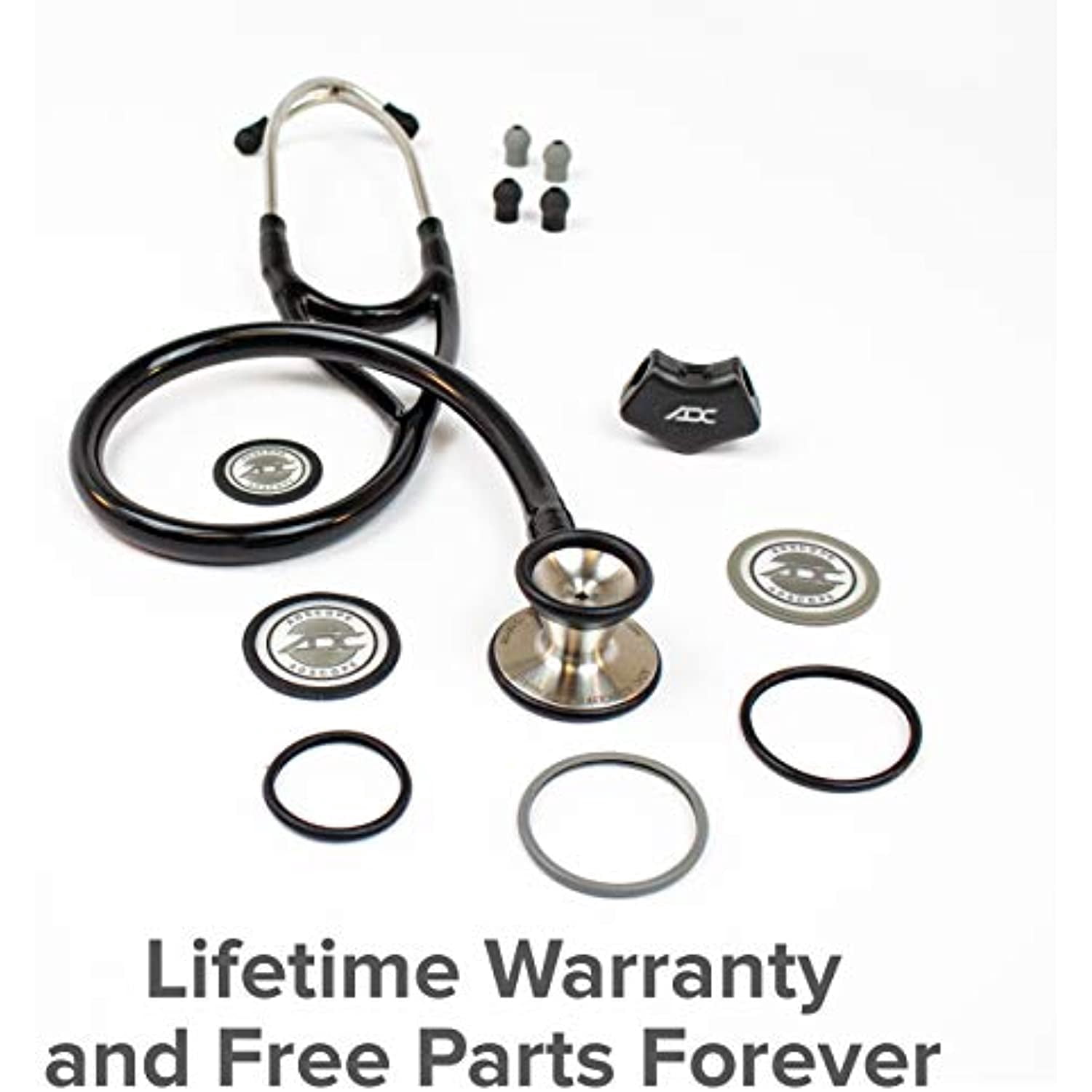 ADC - 602DG Adscope 602 Traditional Cardiology Stethoscope,, Dark Green