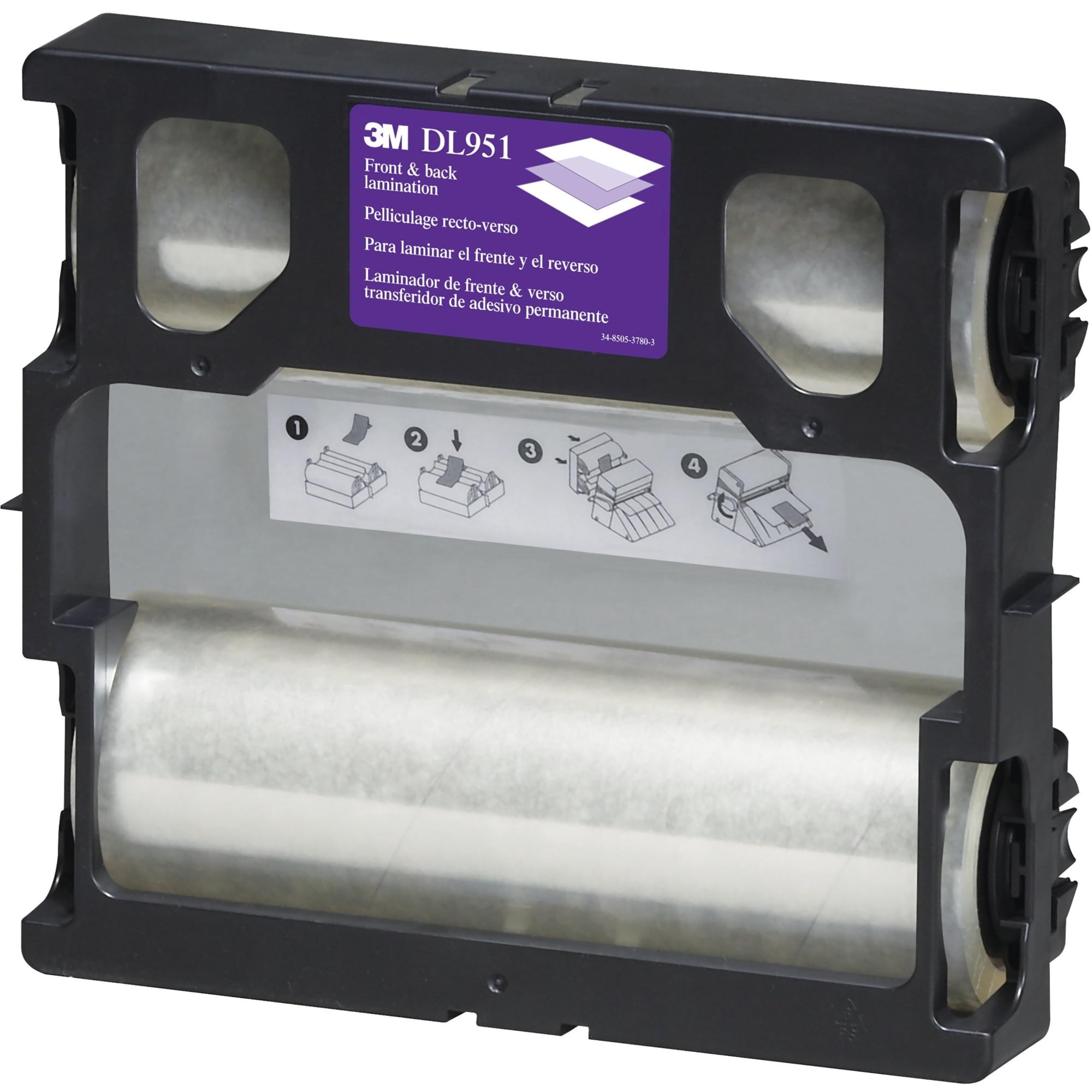 Scotch DL951 Refill for LS950 5.6 mil. 8.5 in. x 100 ft. Heat-Free Laminating Machines - Gloss Clear
