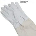 thumbnail image 4 of Beekeeping Gloves - Thickened Goatskin Bee Gloves for Canvas sheepbelt cuff anti bee sting gloves size XXXL, 4 of 4