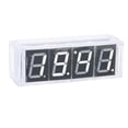thumbnail image 3 of Kit De Reloj Led Digital Diy De 4 Dígitos Reloj De Kit De Bricolaje Electrónico De Tiempo / Temperatura De Visualización Automática - Blanco Yuarrent EL007765-00, 3 of 6