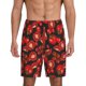 thumbnail image 1 of Balery Tomato Pantalones cortos de pijama de punto de algodón para hombre con cinturilla y bolsillos-Medium, 1 of 6