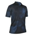 thumbnail image 1 of Monterey Club Men's Two Tone Dot Printed Golf Polo Shirt #1291, 1 of 2