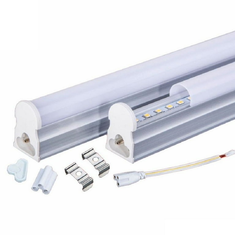 iLett 4 Pack T5 18 Watts LED Ceiling Light Fixture 4 Feet 1440lm