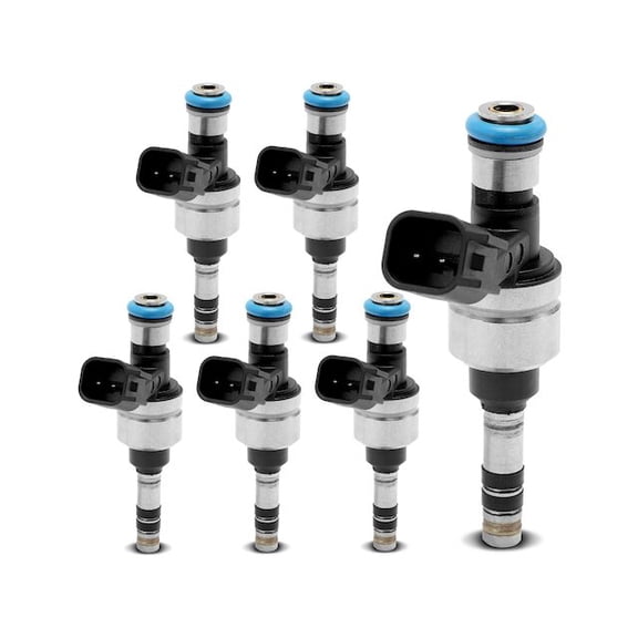 Fuel Injector Set 6 - Compatible with 2010 - 2011 Cadillac SRX 3.0L V6 Naturally Aspirated