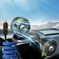 thumbnail image 6 of 1Pc For 360 Degree Rotation 2Speed Cooling Cooler Usb 5V 12V 24V Double Head Car Fan, 6 of 9