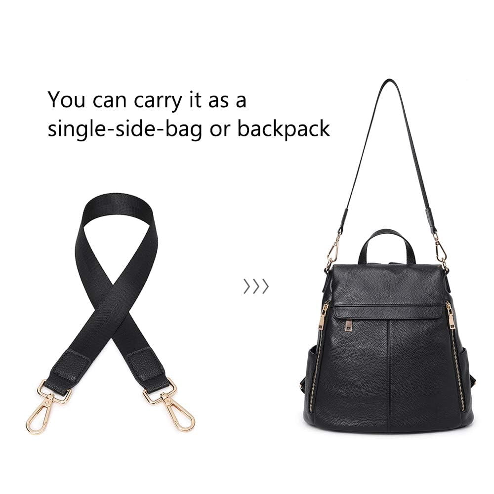 Kattee Women's Anti-Theft Backpack Purse Genuine Leather Shoulder Bag Fashion Ladies Satchel Bags
