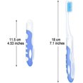 thumbnail image 2 of 4 Pieces Folding Travel Toothbrush Portable Soft Toothbrush With Soft Bristle, 2 of 5