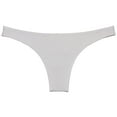thumbnail image 2 of Botmois Mens Solid Spandex Briefs U-Convex Pouch Low-Rise Bikini Underpants Swimwear Cheeky Underpants Enhance Hip Shape Light Flesh XL, 2 of 3