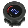 thumbnail image 1 of Battery Gauge, LED Color Graphic Indicator 3-digit LED Display Voltage Meter  For ATV UTV, , , Travel Trailer For DC 12V Motorbike Car Boat With Panel,No Panel, 1 of 8