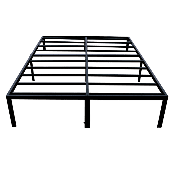 Bed Frame Modern California King Steel Black Platform Foundation