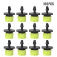 thumbnail image 2 of Peggybuy 100pcs Adjustable Water Dropper Irrigation Hose Drip Head (Grass Green), 2 of 9