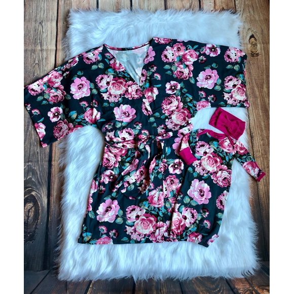 Mom Robe And Swaddle Set