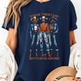 thumbnail image 2 of Where Them Fans At Boots On Da Ground Melanin Black Cowgirl T-Shirt Unisex, Sizes S-5XL, Tbun, 2 of 5