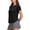 Black, variant on PINSPARK Workout Tops for Womens UPF 50  Protection T-Shirts Short Sleeve Loose Fit Yoga Top Moisture Wicking Sports Tee Shirts