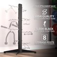 thumbnail image 2 of Attachment Rack. Free-Standing Storage Rack. Multi-Use Storage Posts for Exercise Attachments., 2 of 4