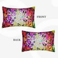 thumbnail image 4 of Balery Colorful Tie Dye Stained Glass 3 Bedding Queen Pillow Cases - Envelope Closure - Soft Brushed Microfiber Fabric - Shrinkage and Fade Resistant Pillow Cases-16"x24", 4 of 9