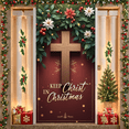 thumbnail image 3 of Christmas Decor Keep Christ in Christmas Banner Religious Celebration Theme for Holiday Parties Family Gatherings Church Events, 3 of 9