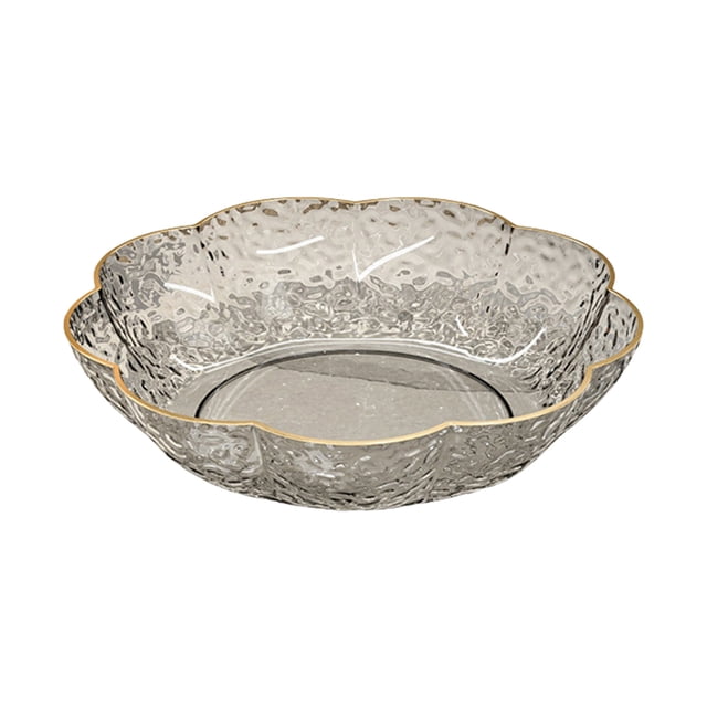 Yhmxh Premium Clear 9.6 Inch Kitchen Serving Tray For Party Versatile Fruit Snack And Salad Platter Fruit Bowl Living Room Dried Fruit Bowl Kitchen Essentials Home and Kitchen Kitchen Tools
