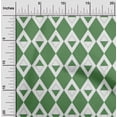 thumbnail image 2 of oneOone Velvet Green Fabric Check Argyle Sewing Craft Projects Fabric Prints By Yard 58 Inch Wide, 2 of 4