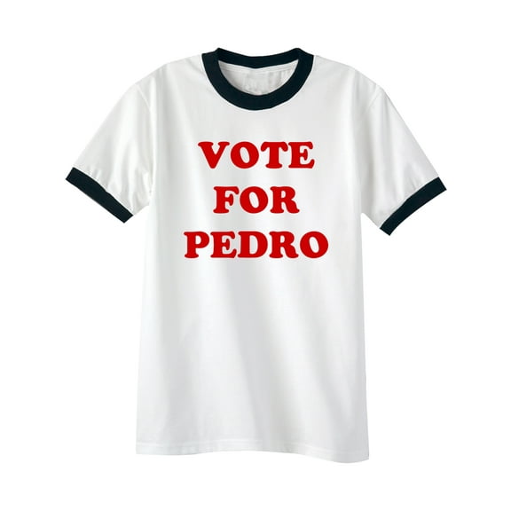 Vote for Pedro Short Sleeve Ringer T-Shirt