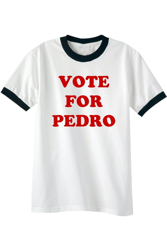 Vote for Pedro Short Sleeve Ringer T-Shirt