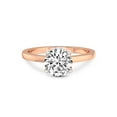 thumbnail image 3 of 2 Carat IGI Certified Round Shape Lab Grown Diamond Engagement Ring | 14K Rose Gold | Mystic Secret Halo Lab Diamond Ring | FG-VS1-VS2 Quality Friendly Diamonds, 3 of 4
