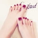 thumbnail image 5 of Uñas postizas para los pies, 24 piezas/caja con patrón de flores, diamantes de imitación, uñas artificiales falsas para los pies, puntas para uñas, diseño de última generación, 5 of 7