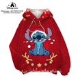 thumbnail image 1 of Microfiber Coral Fleece Blanket Disney Stitched Hoodie Sleeves Super Soft Warm Outdoor Pocket Hoodie Winter Hooded TV Blanket150 Gao Jinjia LED, 1 of 2
