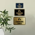 thumbnail image 3 of Signs ByLITA Classic Framed Changing Table Sign (Black /Gold) - Small, 3 of 8