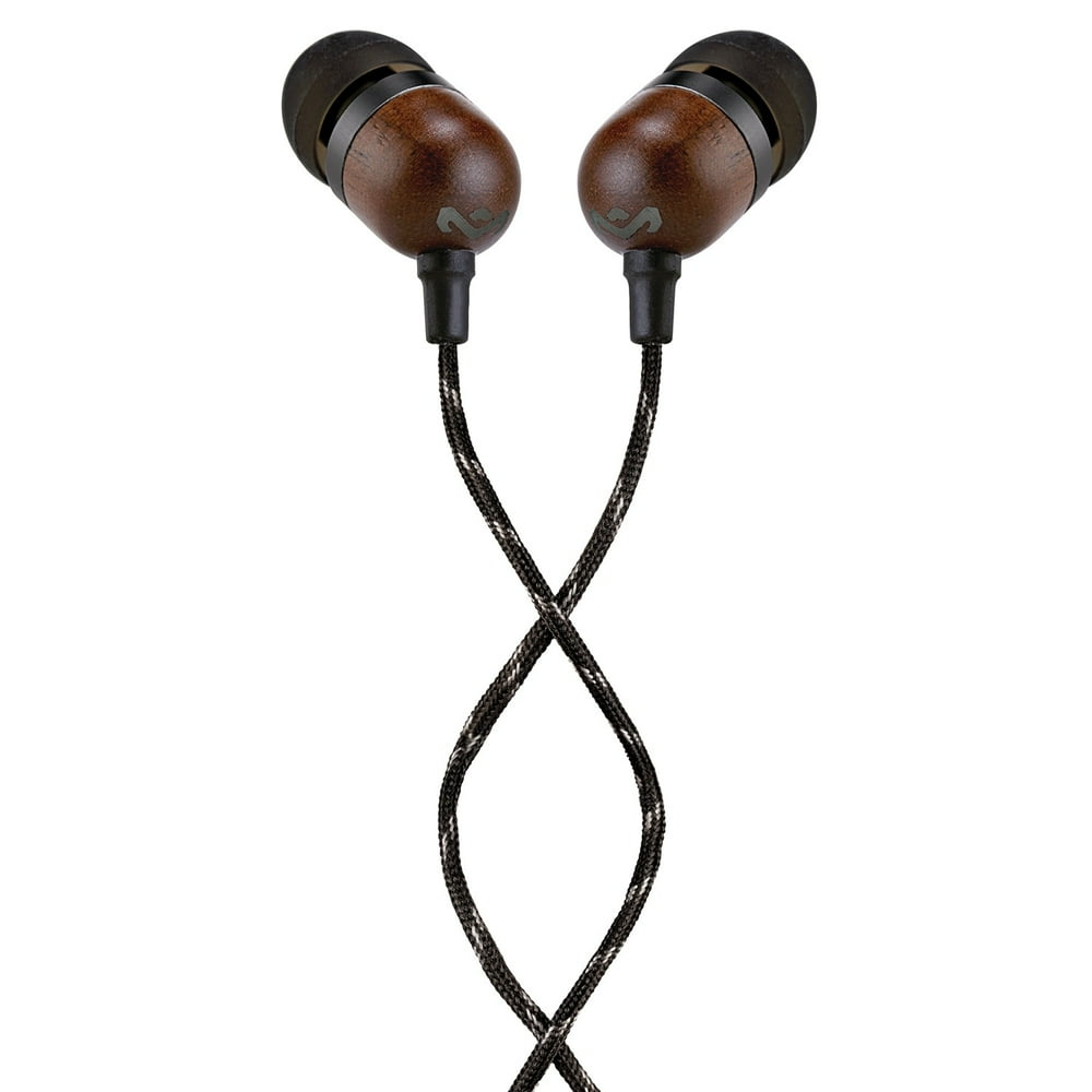 House of Marley EMJE041SB Smile Jamaica InEar Earbuds (Black