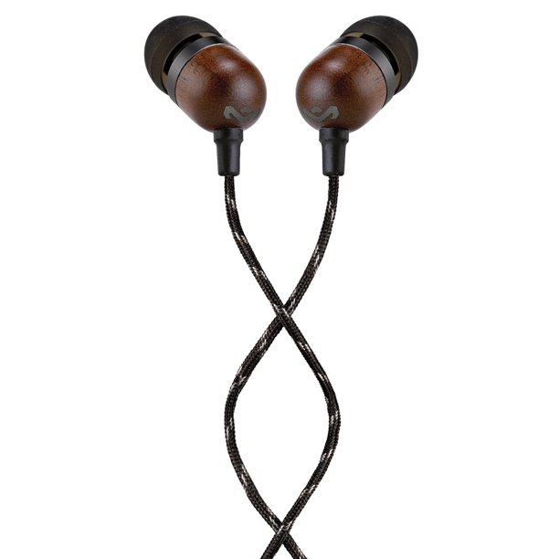 House of Marley EMJE041SB Smile Jamaica InEar Earbuds (Black
