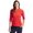 Red, variant on LCK00120 Virtue Eco Pique Recycled Half Zip Pullover Womens Hoodie-Tour Blue-XXL