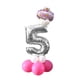 thumbnail image 2 of 32 Pulgadas Grandes De Helio Número Globo De Aluminio Decoración De Cumpleaños Número 0-9 Número 5 Gloria Conjunto de globos de números, 2 of 6