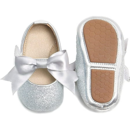 

QWZNDZGR Soft Sole Baby Shoes - Infant Baby Walking Shoes Moccasins Rubber Sole Crib Shoes