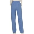 thumbnail image 5 of Cherokee Workwear Revolution Scrubs Pant For Women Mid Rise Straight Leg Pull-On Plus Size WW110P, 3XL Petite, Ciel, 5 of 7