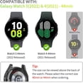 thumbnail image 3 of KOMI [16Pack] KOMI Compatible with Samsung Galaxy Watch 5/Galaxy Watch 4 44 mm Screen Protector Case, Full Protection Cover Soft TPU Bumper Frame Accessories for Samsung Watch, 3 of 5