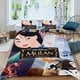 thumbnail image 2 of Mulan Princesa Disney Conjunto de sábanas temático, trío de piezas, cómodo y amigable con la piel, diseño único, regalo de decoración para el hogar para familiares, amigos y fans,140cm *210cm, 2 of 6