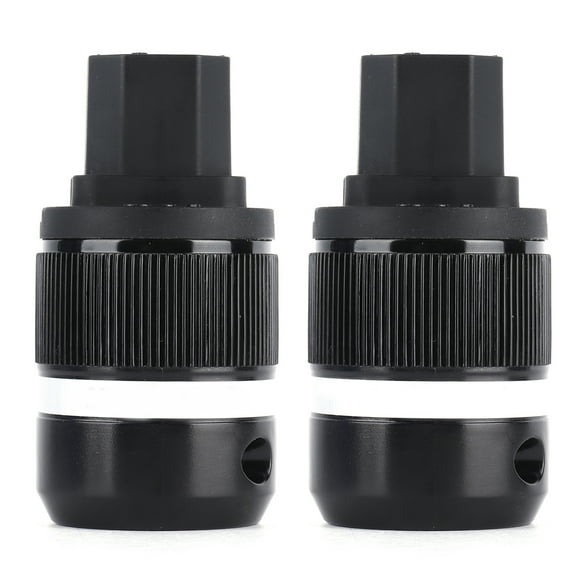 ZOUSSIQI Monosaudio 2pcs Pure Copper GoldPlated AC Power Plug for DIY Audio Power Cable EL225#52310