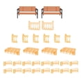 thumbnail image 3 of Casa de Muñecas, Muebles de Construcción, Juguete para Niños, Juguete para Juego de Imitación, Muñecas, Accesorios de Escena, Juguete en Miniatura Par Escaleras, 3 of 7