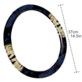 thumbnail image 4 of Pray 14.5 Inch Printing PVC Leather Auto Accessories Steering Wheel Cover Car Wheel Cover Steering Wheel Covers, 4 of 6