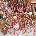 thumbnail image 2 of Caramelo de plástico para decoración navideña, bastón de caramelo de colores más grandes, ideal para regalo de Navidad y Año Nuevo, 2023, 2 of 4