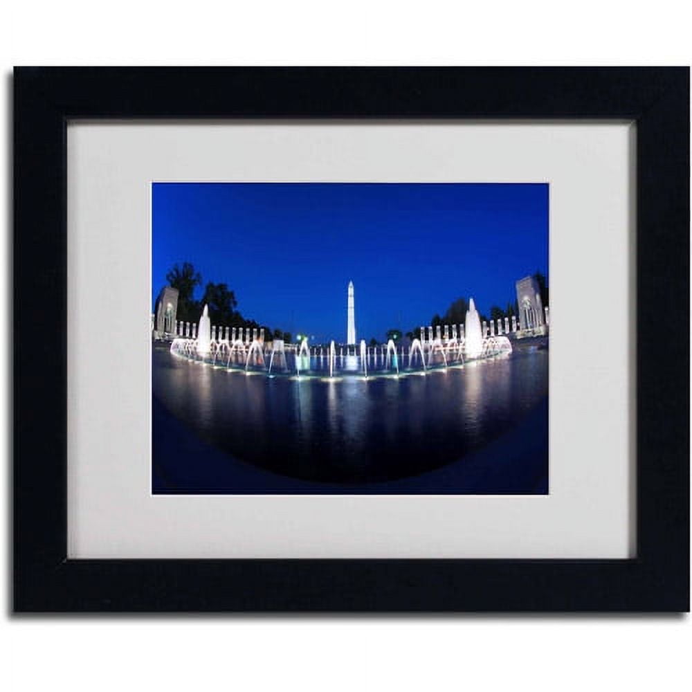 Trademark Fine Art "Twilight" Canvas Art by CATeyes, Black Frame