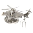thumbnail image 2 of Modelo De Helicóptero De Metal De Acero Inoxidable, Modelo De Helicóptero De Metal 3D, Estructura Fundida A Presión, Educativo Para Sala De Estudio, 2 of 7