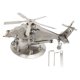 thumbnail image 2 of Modelo De Helicóptero De Metal De Acero Inoxidable, Modelo De Helicóptero De Metal 3D, Estructura Fundida A Presión, Educativo Para Sala De Estudio, 2 of 7
